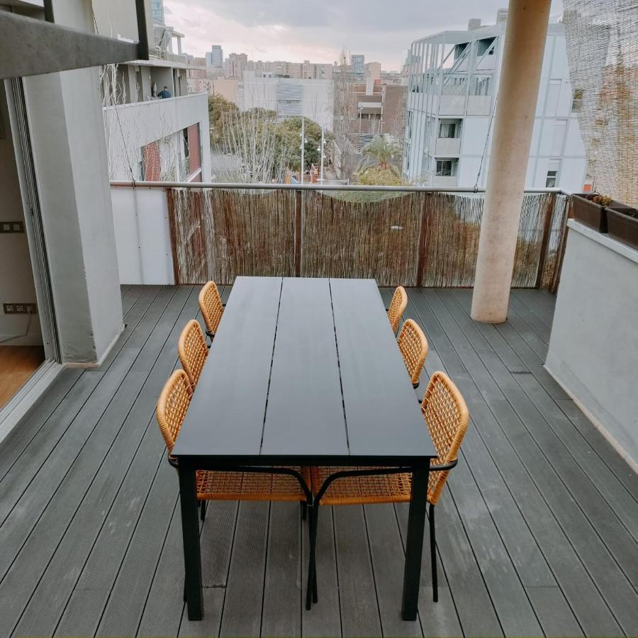 Large Terrace Luxury Apartment Sant Adrià de Besòs Extérieur photo